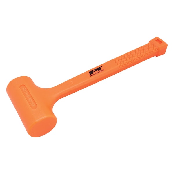 Performance Tool 24 oz. Hi-Viz Dead Blow Hammer, Non-Sparking, Soft Face, Anti-Shock Grip M7224 - main