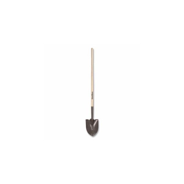 Union Tools Round Point Shovel, 9.25 in L x 7.375 in W Blade, 48 in Hardwood Straight Handle, 6PK 760-40192 - main