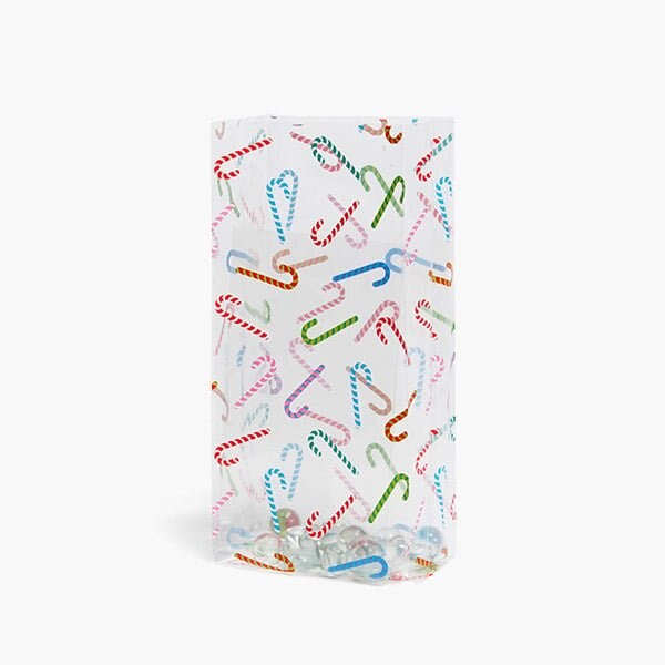 Nashville Wraps Colorful Candy Canes Cello Bags, 4x2.5x9.5 in, 100PK C2BCOC - main