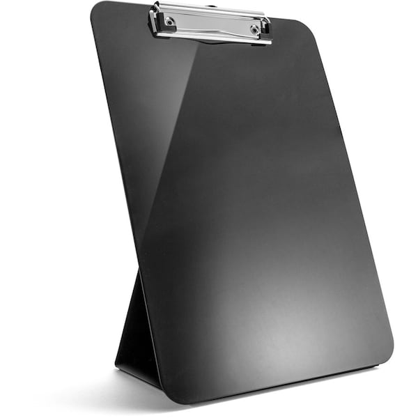 Officemate Easel Clipboard, Storage for Paper, Heavy Duty, Black 83039 - main
