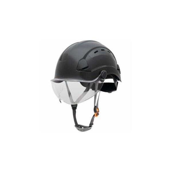Honeywell Fibre-Metal Safety Helmet, 6-point Ratchet Suspension, Vented, Black 280-FSH11011 - main