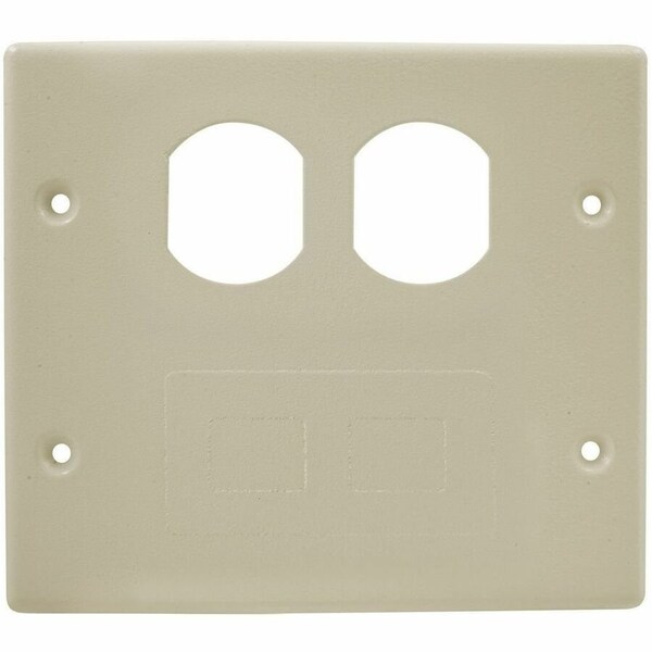 Hubbell Wiring Device-Kellems Plate, 4000 Series Raceway, Plates HBL4747BFIV - main