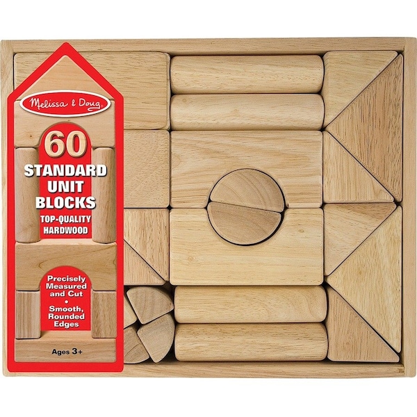 Melissa & Doug Standard Unit Blocks, 60PK 503 - main