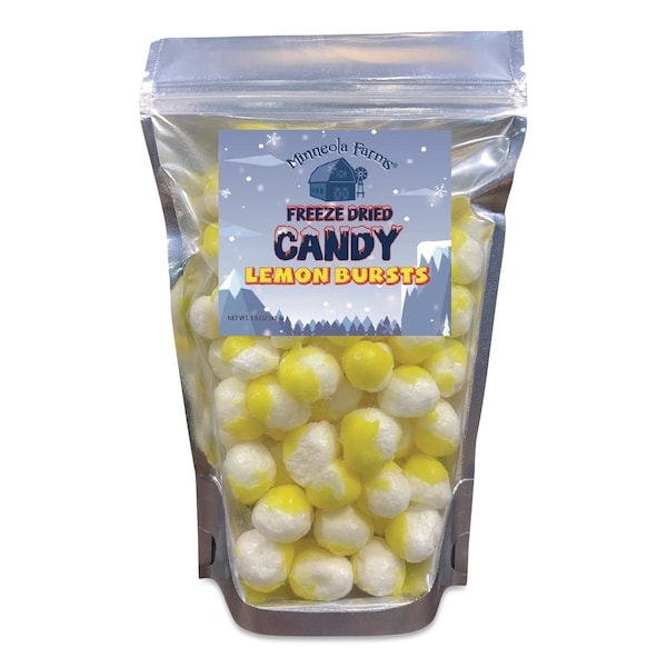 Office Snax Freeze Dried Candy, Lemon Bursts, 1.12 lb Bag, 12PK 00644 - main