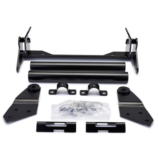 Warn Snow Plow Mount ProVantage Front Kit; Black; Includes Mounting Bracket and Hardware 93730 - main