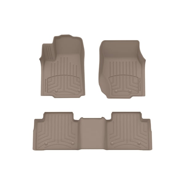 Weathertech Tan, Front and Rear FloorLiner HP 4516961-4517822IM - main