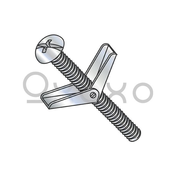Oxoxo 1/4X4 Combination Round Head Toggle Bolt Zinc, 50PK 283793 - main