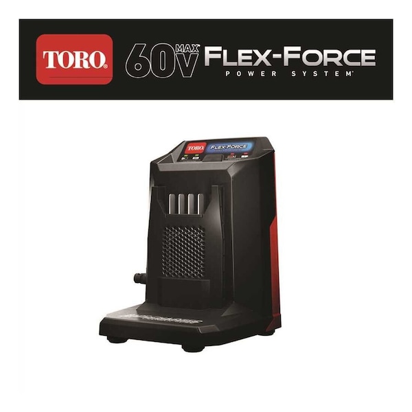 Toro Flex-Force Power System 60-Volt MAX 5.4 Amp Lithium-Ion Rapid Battery Charger 88605 - main