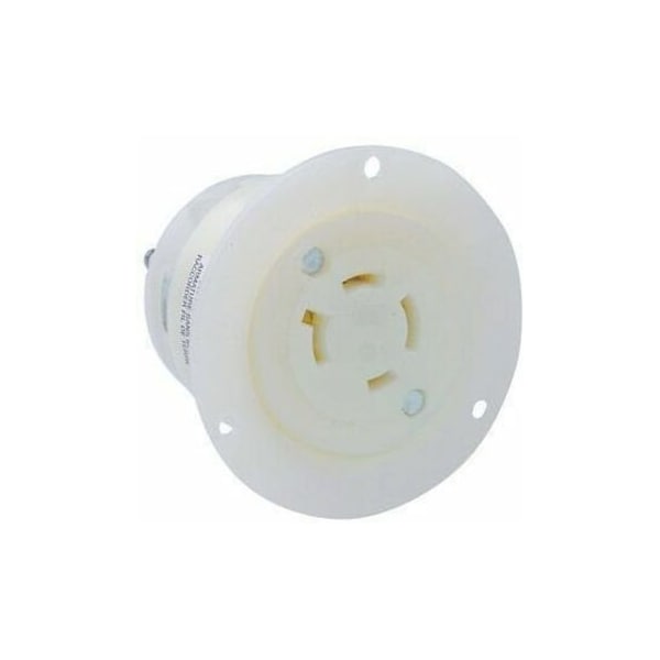 Leviton Industrial Grade Flanged Outlet 20 Amp, 480 Volt 3-Phase 2436 - main