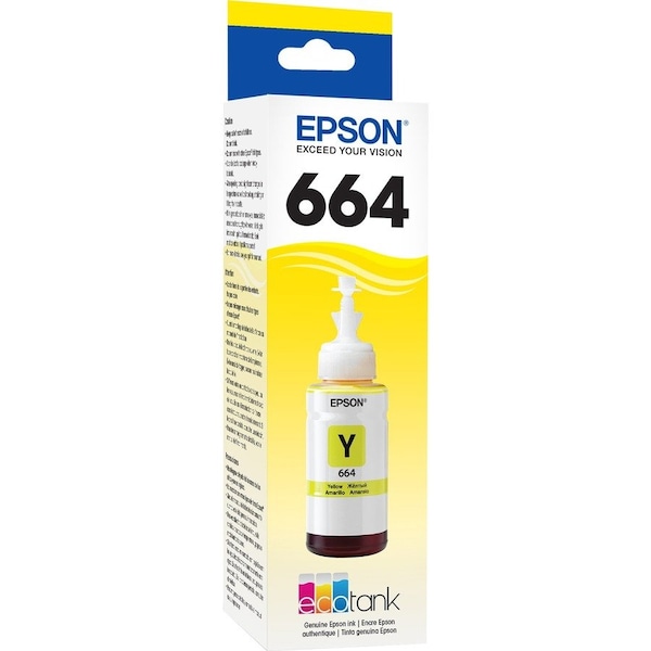 Epson EcoTank Ink T664 Yellow T664420S - main