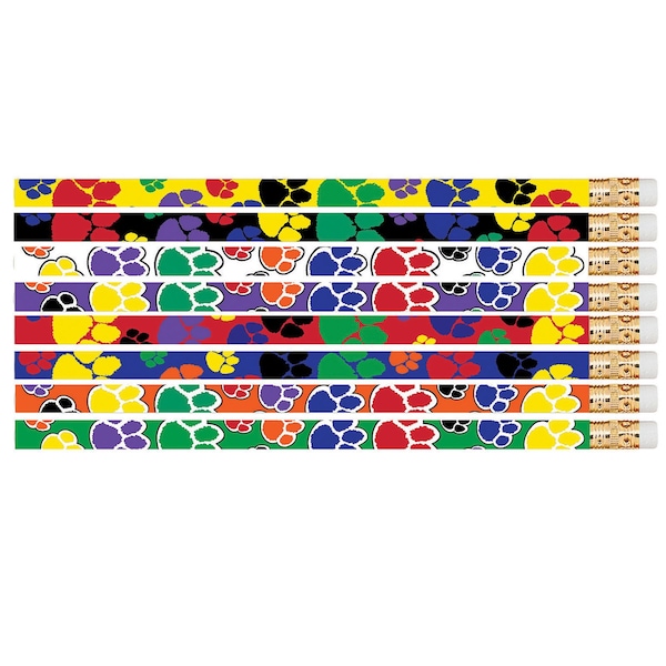 Musgrave Pencil Co Paw Power Motivational Pencils, 144PK MUS2477G - main