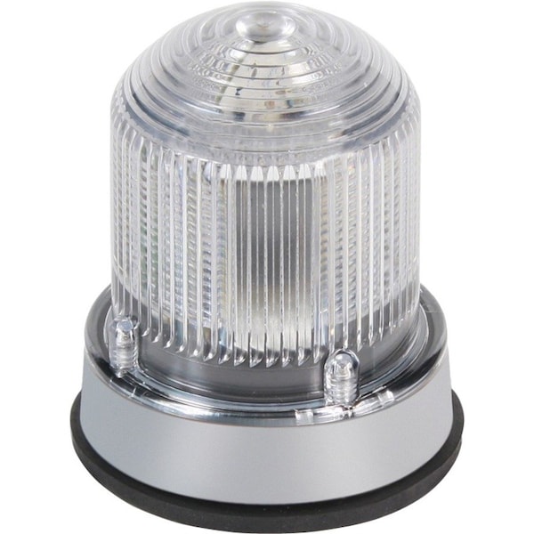 Edwards Signaling Warning Light, Amber, Green, Red, (6) LED, 120V AC, 65, 120, 240 FPM, 3 1/4 in Dia., Panel/Conduit 125XBRIRGA120A - main