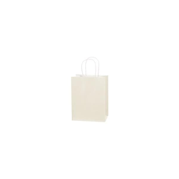 Bubblefast 250-8 x 4 1/2 x 10 1/4'' French Vanilla Tinted Shopping Bags, 250PK BFBGS103FV - main