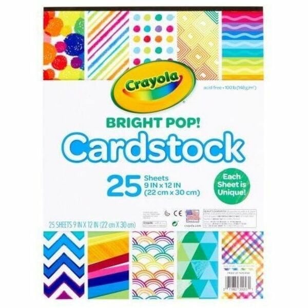 Crayola Pastel Cardstock, 9'' x 12'', 25PK 990053 - main