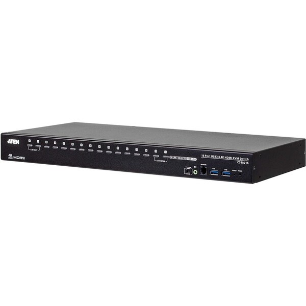 Aten CS18216 16-Port USB 3.0 4K HDMI KVM Switch with Rack Mounting Kit CS18216 - main