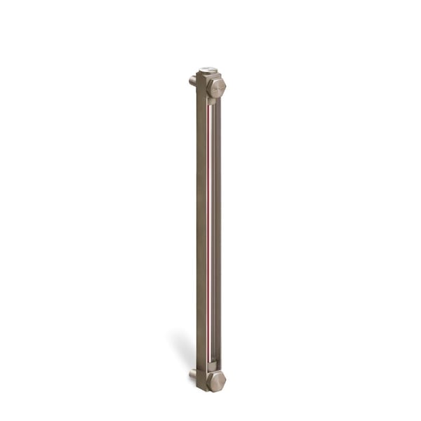 Oil-Rite 316Ss Liquid Level Gage, Standard, 12in. Centerline Distance, Viton, 1/2-20 Thread, Front Mount B5295-11200VA1W - main