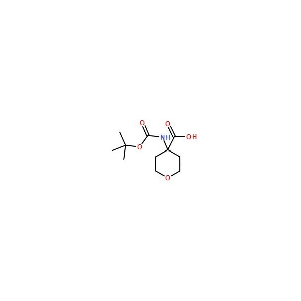 Ak Scientific 4-N-Boc-Amino-4-carboxytetrahydropyran (5g), CAS 172843-97-9 8903AA-5g - main