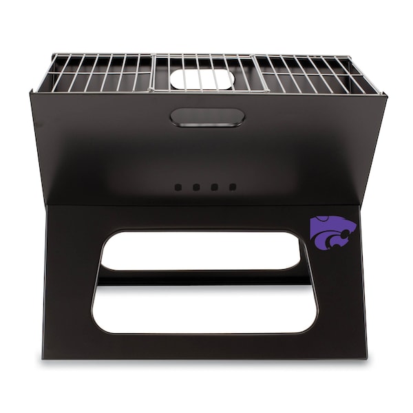 Picnic Time Family Of Brands NCAA Kansas State Wildcats X-Grill Portable Grill - Camping Grill 775-00-175-254-0 - main