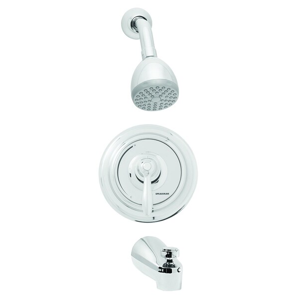 Speakman Trim, Shower, and Tub Combination (Valve not inlcuded), 1.5 GPM, Polished Chrome SLV-5030-E15 - main