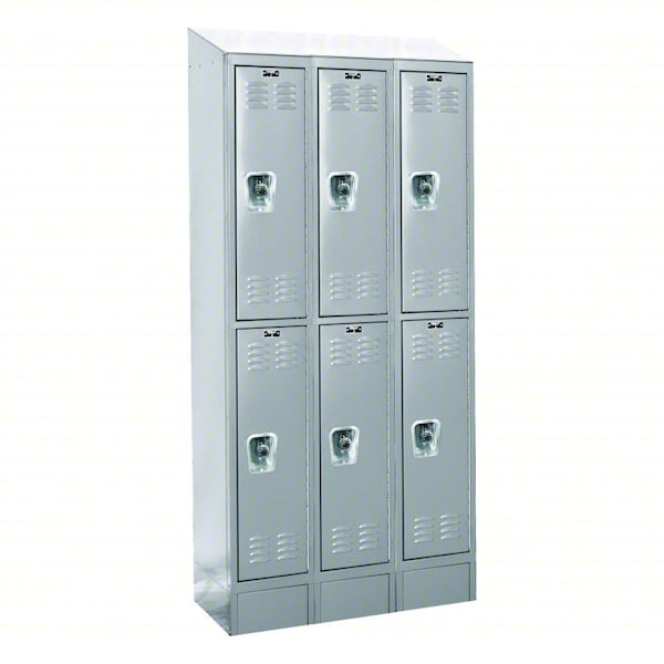 Hallowell Locker, 12 in W, 12 in D, 78 in H URB3228-2ASB-PL - main