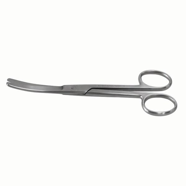 Jorgensen Laboratories German Surgical Scissors, Curved, b/b 5 1/2" J0075BW - main