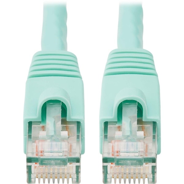 Eaton Tripp Lite Series Cat6a 10G Snagless UTP Ethernet Cable RJ45 M/M, Aqua, 20 ft. 6.09 m N261-020-AQ - main