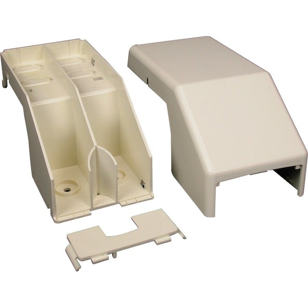 Legrand Transition, CableSmart 40N2 Series, 1 Channel, 2.718 in W, 2.312 in H, 6.125 in L, Ivory 40N2F74V - main