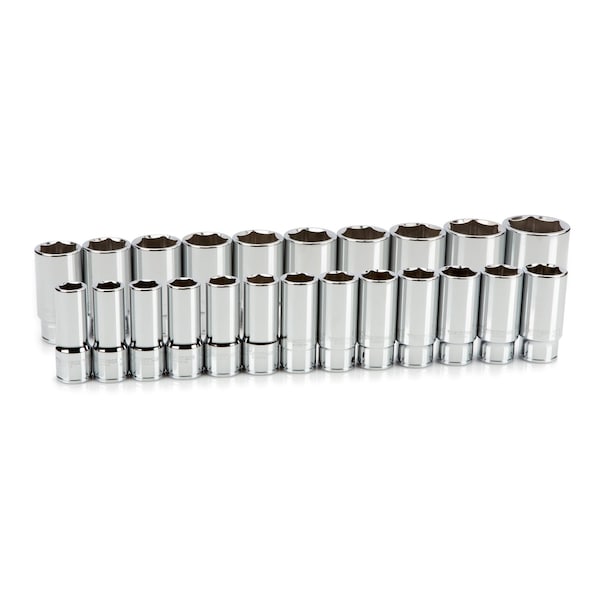 Tekton Socket Set, Steel, 23 Pieces SHD93018 - main