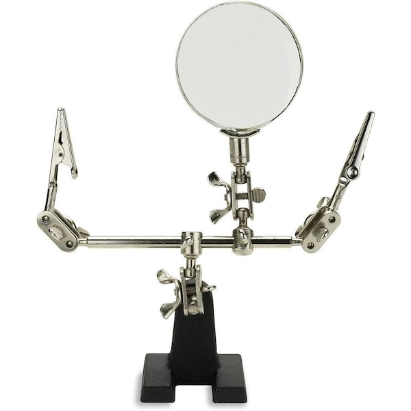 Neiko Adjustable Soldering Wire Station Stand with Dual Alligator Clips and a Heavy Base 1902 - main