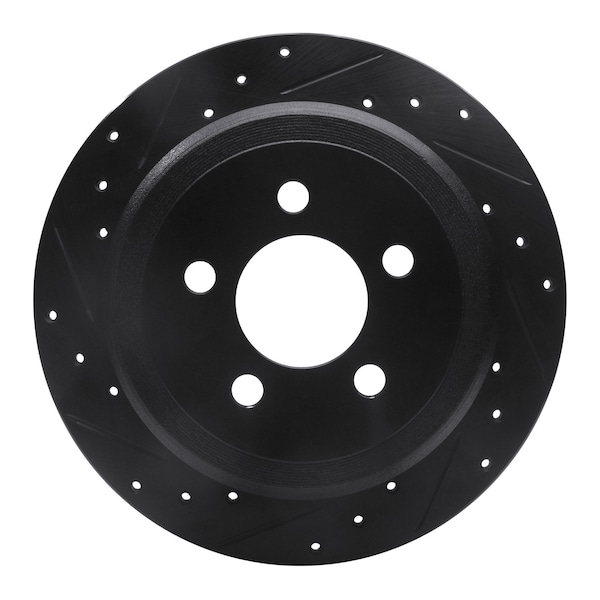 Dynamic Friction Co DFC Brake Rotor - Drilled and Slotted - Black 633-42019L - main