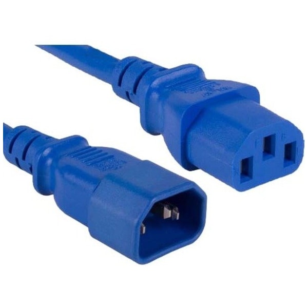 Enet C13 To C14 3Ft Blue Pwr Extension Cord C13C14-BL-3F-ENC - main