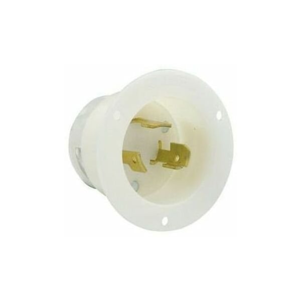 Leviton Industrial Grade Flanged Inlet 30 Amp, 125/250 Volt 3334-C - main