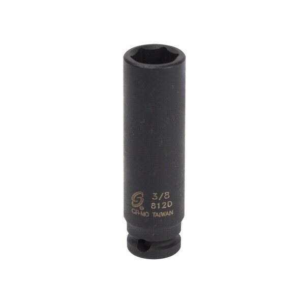 Sunex 1/4 in Drive 3/8 in Deep Impact Socket 812D - main