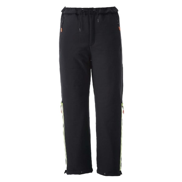 Refrigiwear Men's Insulated Quilted Pants, S, Black, Polyester Spandex 7310RBLKSML - main