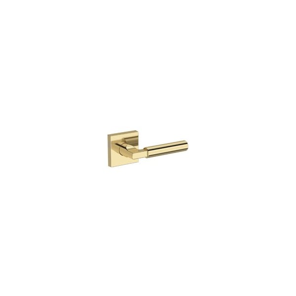 Baldwin Residential Door Levers Passage Right Hand Non-Lacquered Brass PSLKFCSR031 - main