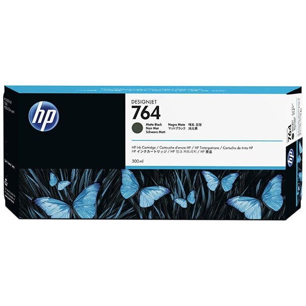 Hp 764 (C1Q16A) Matte Black Original Ink Cartridge (300 ml) C1Q16A - main