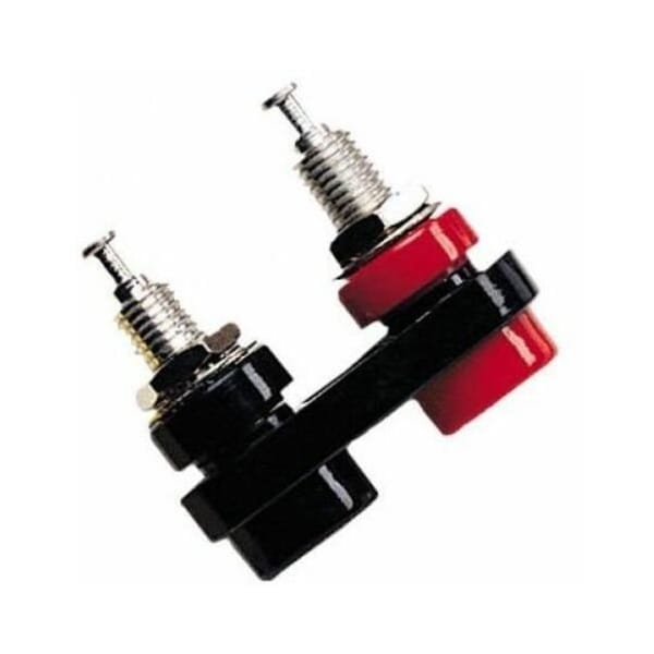 Pomona Electronics DoubleBananaJack, Black, 2500V, 15A, 13/8in 2269-0 - main
