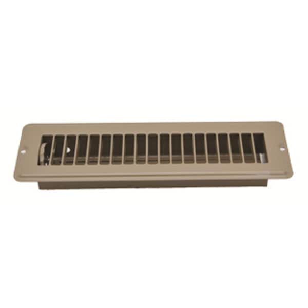 Strike3 2.25 x 10 in. Floor Register, Brown ST2469431 - main