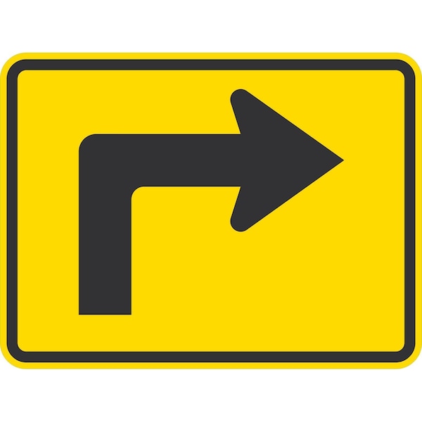Lyle W16-6PR, Right Turn Arrow, 24x18, Diamond Grade, Yellow G-11878-DG_24x18 - main
