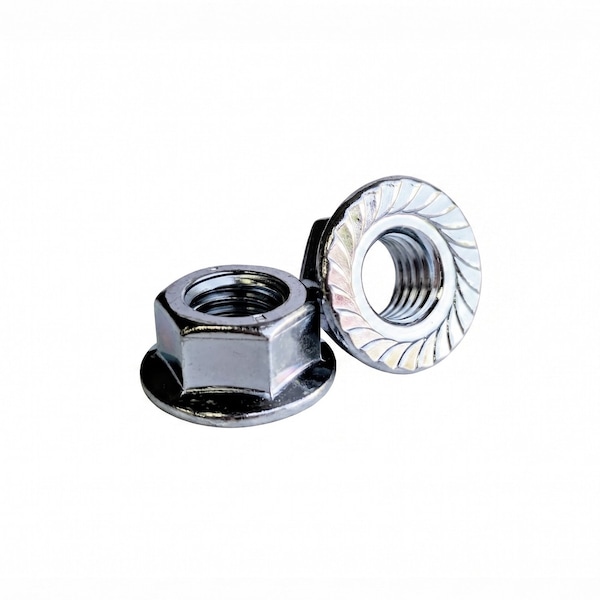 Zdb Industrial M6-1.0 DIN 6923 Class 8 Flange Nut, Zinc Cr3 10003004 - main