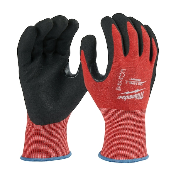 Milwaukee Tool Cut-Resistant Coated Gloves, Cut Level A2 , Dipped , Nitrile , Sandy , M 12 PK 48-22-8926B - main