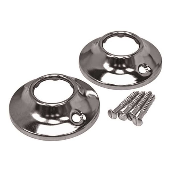 Proplus 2.4 Steel Shower Rod Flange in Chrome, PR 194001 - main