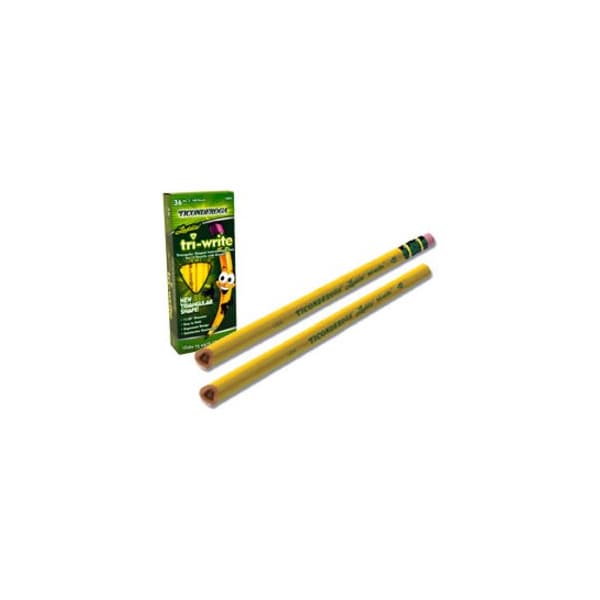Ticonderoga Laddie® Tri-Write Intermediate Size No. 2 Pencils with Eraser, PK36 13042 - main