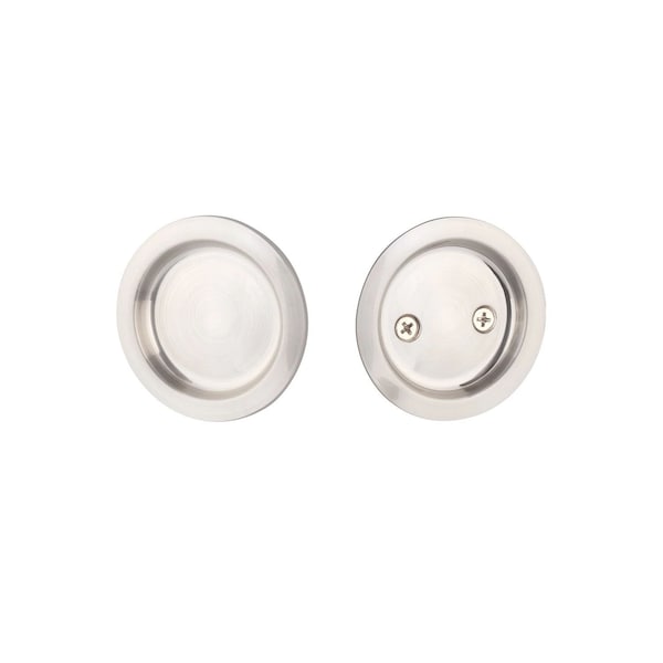 Emtek Pocket Door Locks Passage Satin Nickel EETPDRND62SN - main