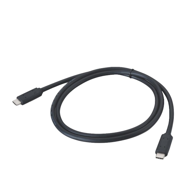 Micro Connectors 3.28 ft. 5A USB 3.1 Gen 2 Type-C Male To Male Cable with E-Marker, Black E07-316CMM-1M - main