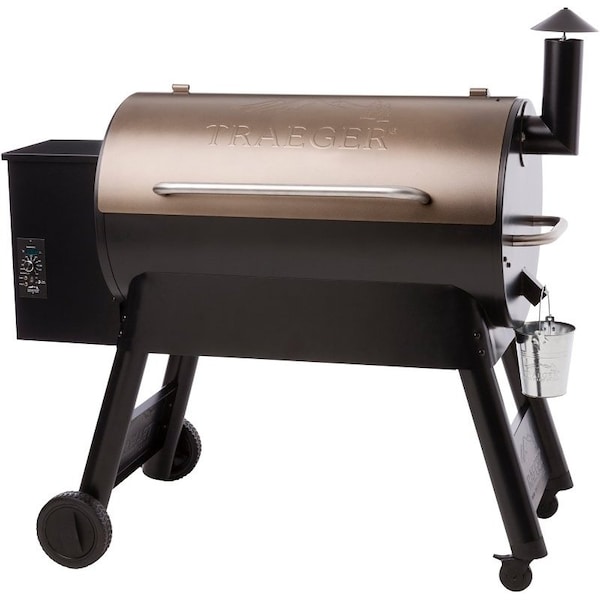 Traeger Pro 34 Pellet Grill, 36,000 Btu, Steel Body, Bronze TFB88PZB - main