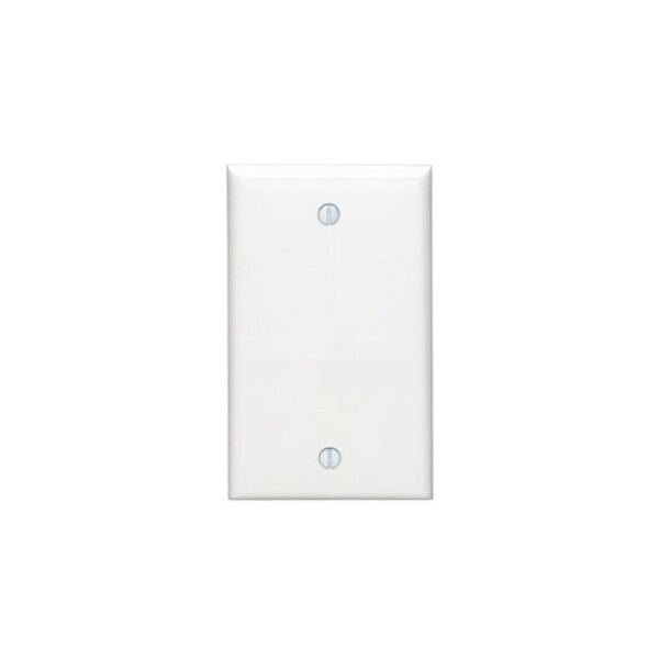Leviton Blank Wallplate, Standard Size, Gang 1, Brown 80714 - main