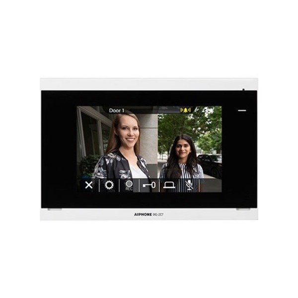 Aiphone IP Video Tenant Station, Black Finish IXG-2C7 - main