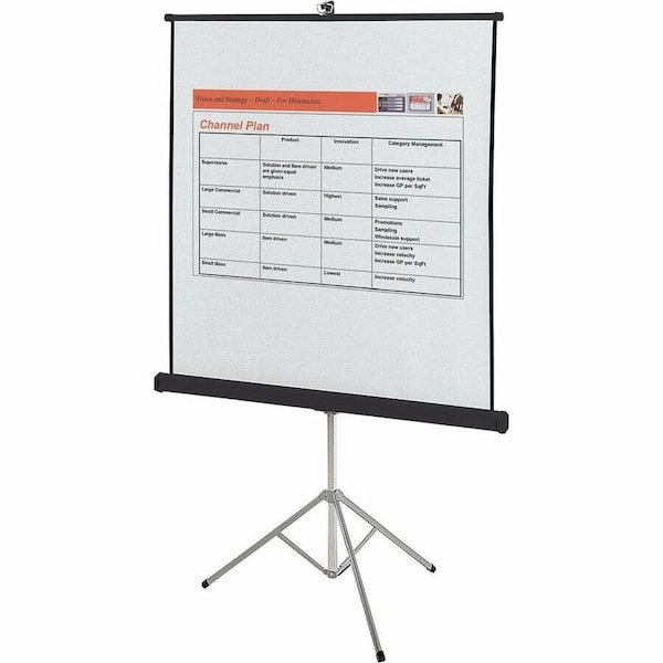 Quartet Portable Projection Screen, 60" W, 60" H 560S - main