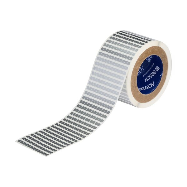 Brady Weather Resistant Polyester Outdoor Labels 0.25 in H x 0.25 in W Silver 10000/RL THT-11-8591-10-SL - main
